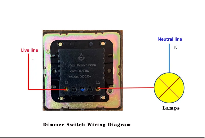 de ouro 1-4 gang 2 vias interruptor