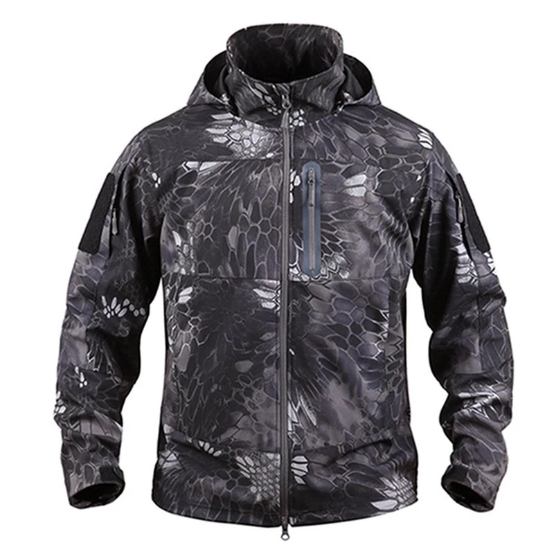 GLEEGLING ветровка мужская рыболовная куртка охотничья однотонная тактическая рубашка Спортивная одежда треккинг охотничья одежда рыболовные рубашки - Цвет: Dark