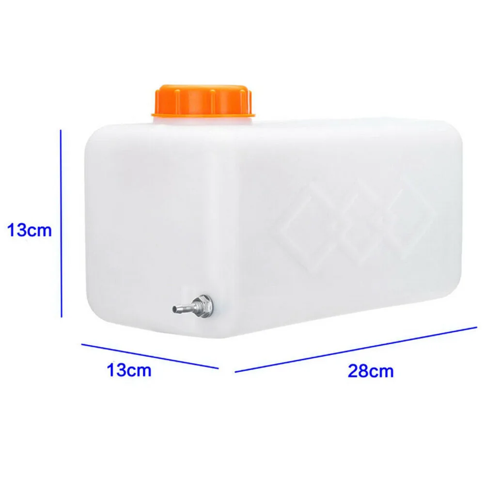 5.5L Removable Storage Canister Oil White Fuel Tank Accessories Boat Truck Universal Gasoline Plastic Car Parking Heater