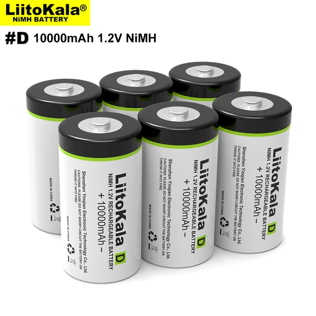 Palo 1-8pcs D Size Rechargeable Battery D Cell 1.2v 8000mah Ni-mh Nimh High  Capacity Current Batteries For Fashlight,gas Range - Rechargeable Batteries  - AliExpress