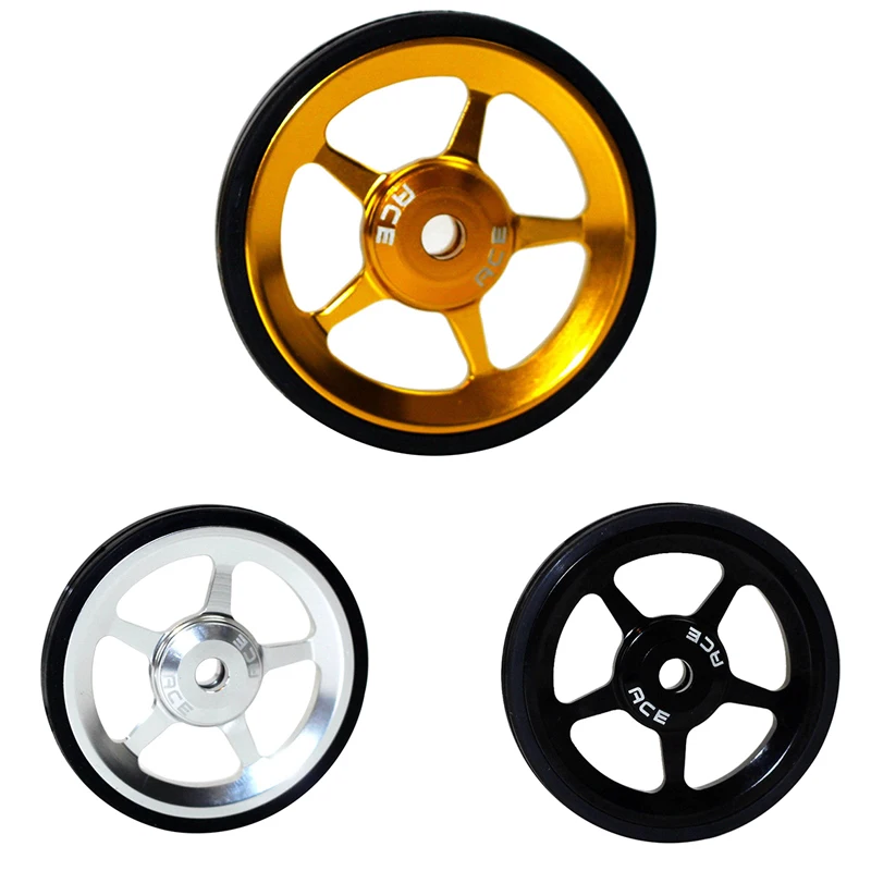 Aluminum Alloy Ultra Light Easywheel For Brompton Bicycle Easy To Pull Rollers Easywheels6