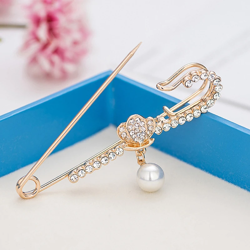 Fashion Big Pins Crystal Brooch Female New Broche Rhinestone Brooches For Women Animal Jewelry Accessories | Украшения и