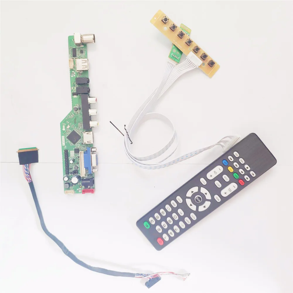 Плата контроллера экрана LVDS 40Pin WLED 11 6*1366 для ноутбука B116XW02 V0 V1 768 &quot VGA +