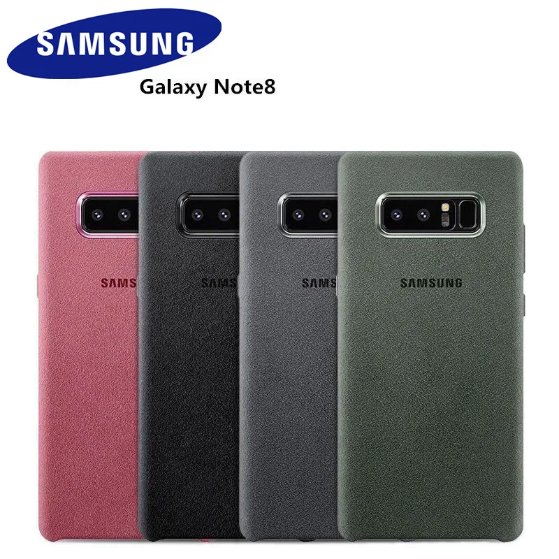 

100% Original Samsung Galaxy Note 8 SM-N950F Anti-knock Alcantara Phone Case Mobile Phone Cover Fundas Coque 4 Color