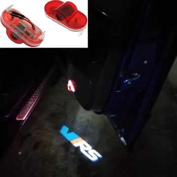 

2pcs led Car Door welcome Ghost Shadow light For Skoda Octavia A5 2005 2006 2007 2008-2013 car Logo projector lamp car Styling