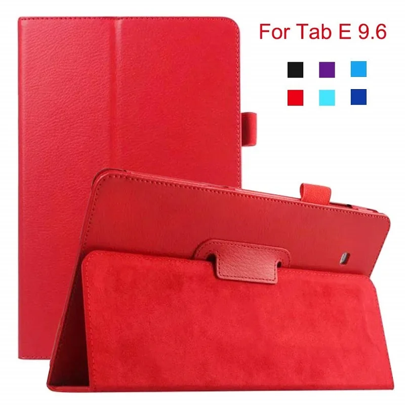 Чехол для samsung Tab E 9,6 чехол для планшета для samsung Galaxy Tab E 9,6 T560 T561 SM-561 SM-T560Fundas кожаный чехол - Цвет: RED