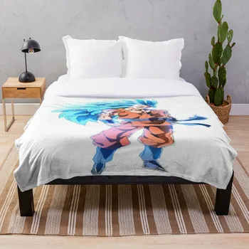 

Drop Shipping Printed Throw Blanket Sherpa Fleece Soft Blanket Flannel Rug Home Decoration For Bed Goku