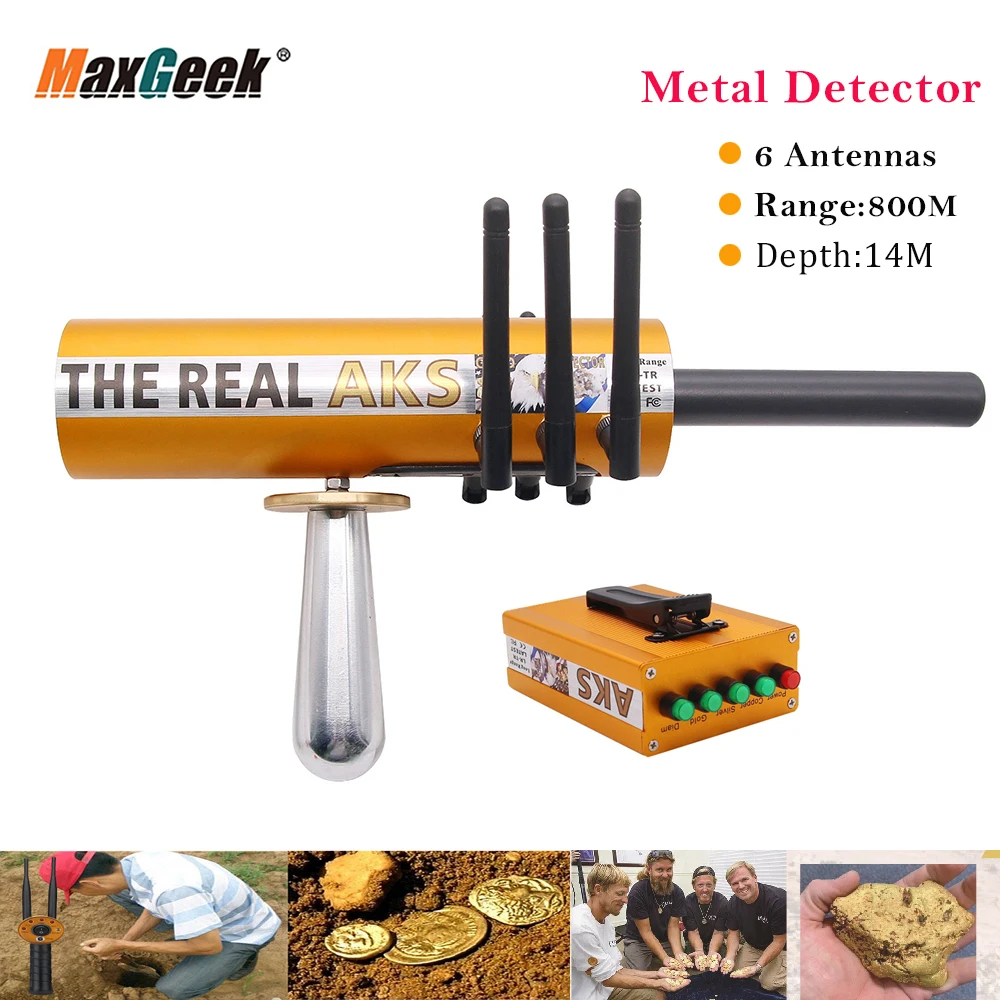 Authentic Gold Copper Silver and Stone Underground Detection System with Free Pin Pointer Discover Valuable Treasure GOLD AKS Real LR-TR Long Range Precious Metal Detector