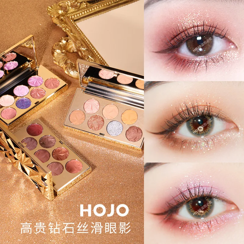Hojo Diamond Modeling Concealer Eye Shadow Sequin Shimmering Powder Earth Color Pearly Lustre Matte Suitable Beginners GIRL'S Hojo Diamond Modeling Concealer Eye Shadow Sequin Shimmering Powder Earth Color Pearly Lustre Matte Suitable Beginners GIRL'S