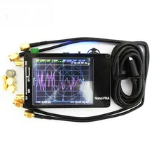 NanoVNA 2,8 дюймовый lcd HF VHF UHF UV векторный сетевой анализатор 50 кГц~ 300 МГц антенный анализатор встроенный аккумулятор I4-001