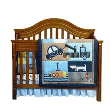 4 шт./компл. хлопок комплект детского постельного белья, в том числе мягкие Одеяло юбка для детской кроватки бампер детская кроватка; теплые зимние эластичные одежда для малышей постельное белье