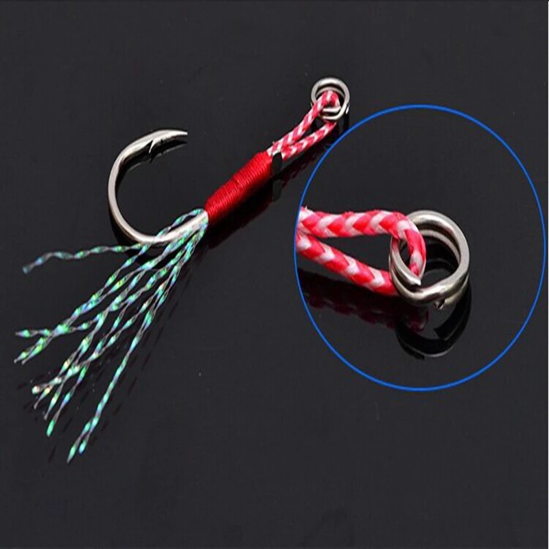 Obsession Shore Jigging Micro Assist крючки Flasher stinger крюк медленный jigging приманка Передняя Задняя