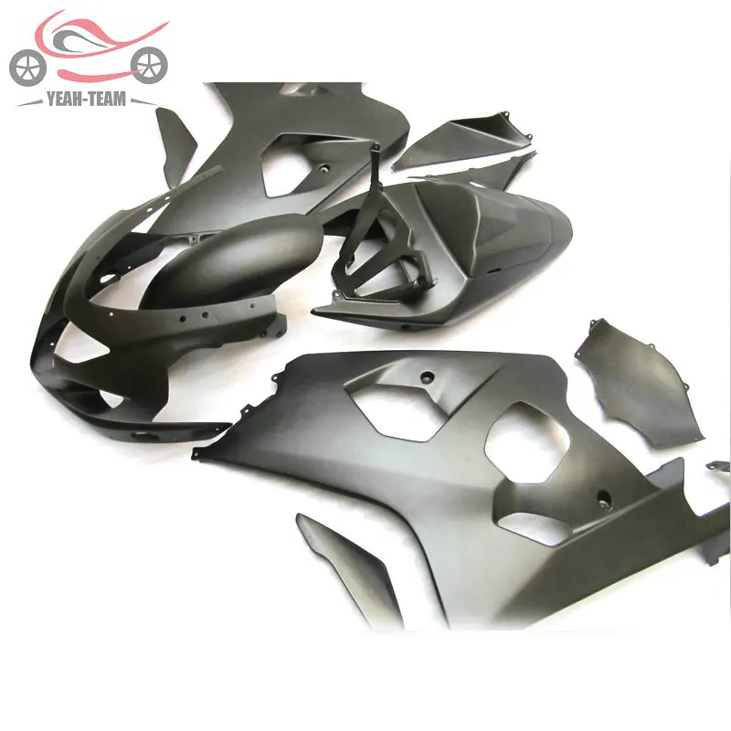 Хорошее качество китайские Обтекатели набор для Suzuki K4 GSXR600/750 2004 2005 04 05 GSXR 600 750 матовый черный ABS пластик обтекатель части