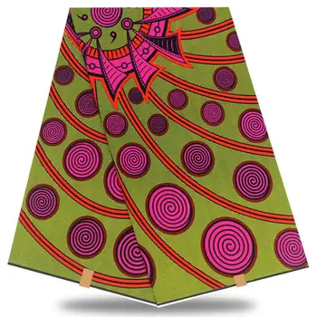 

2020 New Style Ankara African wax Fabrics Nigerian Wax Print Fabric High Quality African Ghana wax Fabrics For Patchwork MF-007
