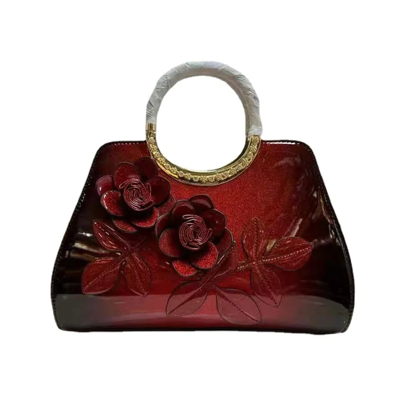 Handbags For Women Flower Shape Designer Branded Floral Lady Fashion  Genuine Leather Bags Vintage Luxury Summer Small Top Handle - AliExpress