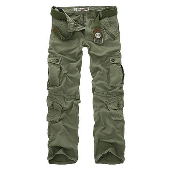 Hot sale free shipping men cargo pants camouflage  trousers military pants for man 7 colors 1