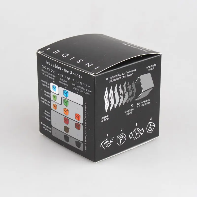 INSIDE3 Maze Rubik's Cube 3D Maze Square Intelligence Perplexus Multilayer Ball Bearing Boxed Toy