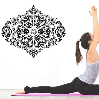 

Yoga Club Wall Sticker Decal Pattern Body-building Posters Vinyl Wall Decals Home Decoration Decor Mural Yoga Sticker