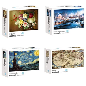 

Jigsaw Picture Puzzles 1000 Pieces Landscape Puzzle Educational Toys for Adults Children Kids Games Toys Gifts