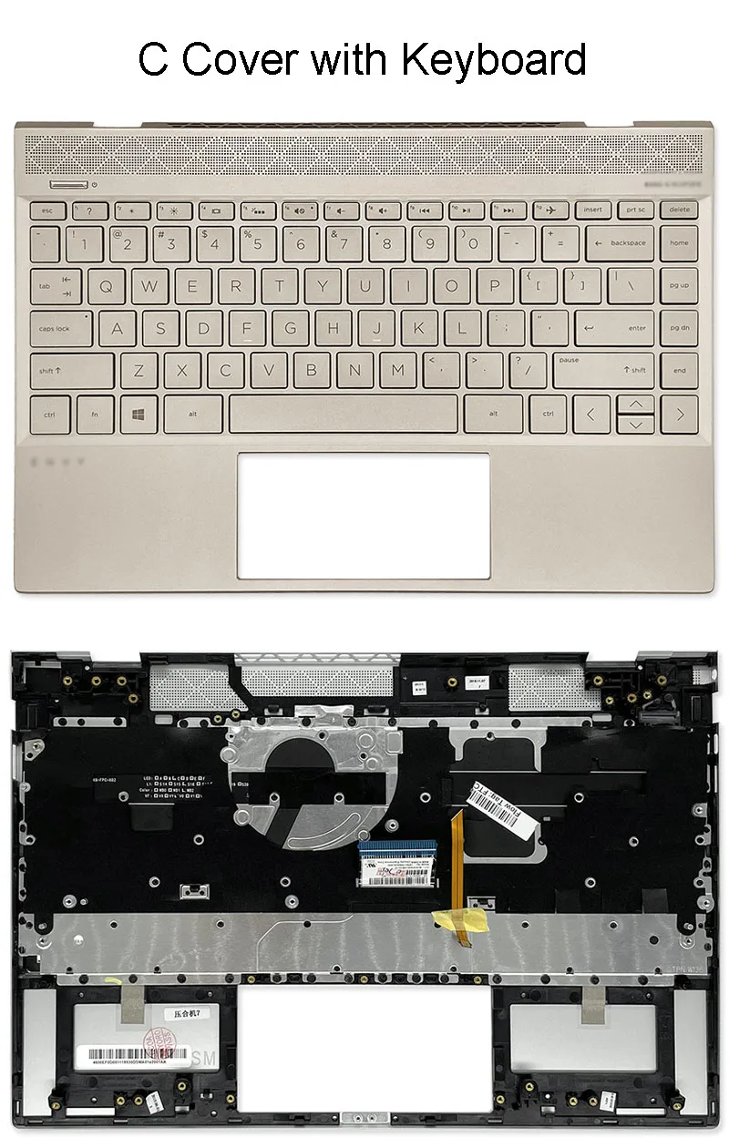 New For HP ENVY X360 13-AH TPN-W136 LCD Back Cover Front Bezel Palmrest Keyboard Bottom Case Top Case L24145-001 Gold A B C D 17 laptop backpack