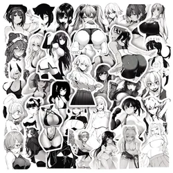 10/30/50/100pcs Anime Hentai Sexy Waifu Pinup Fille Lapin Autocollants Imperméables Moto Téléphone Portable Bagages Autocollants de Voiture 