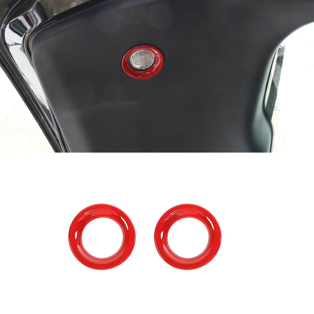 

Tail Door Lighting Decoration Cover Trim for Jeep Grand Cherokee 2011-2021 Car Interior Accessory ABS Red Silver Carbon Fiber