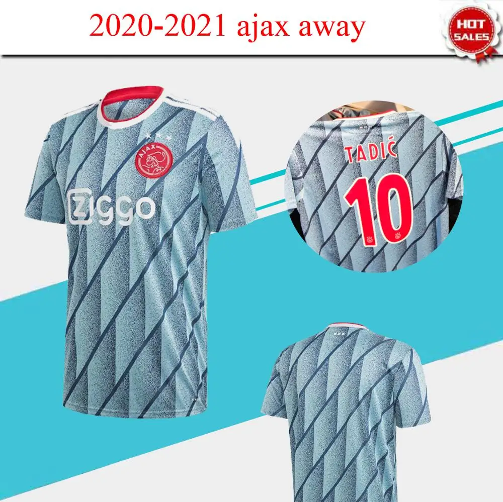 

2020 2021 Ajax Soccer Jersey Away AjaxES set NERES TADIC HUNTELAAR DE LIGT VEN DE BEEK youth Football Shirt