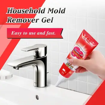 

Household Mold Mildew Remover Agent Gel Deep Down Wall Ceramic Tile Pool Cleaner Caulk Gel Mold Remover Grout Sealant Tiles Sink