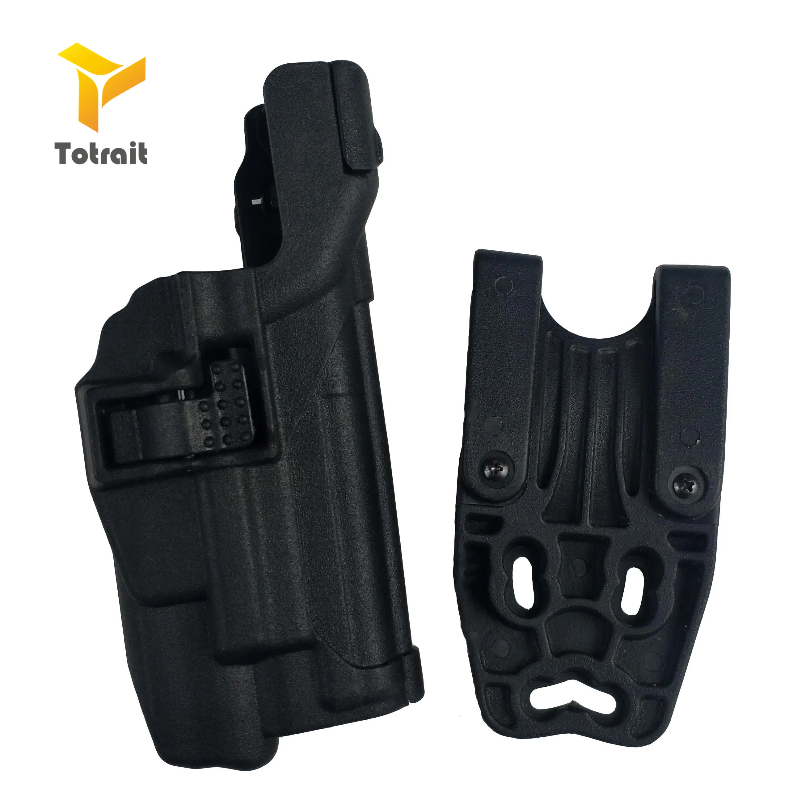Tactical Serpa Level 3 Retention Auto Lock Duty Pistol Gun Holster Right Hand Waist Belt Loop for USP holster