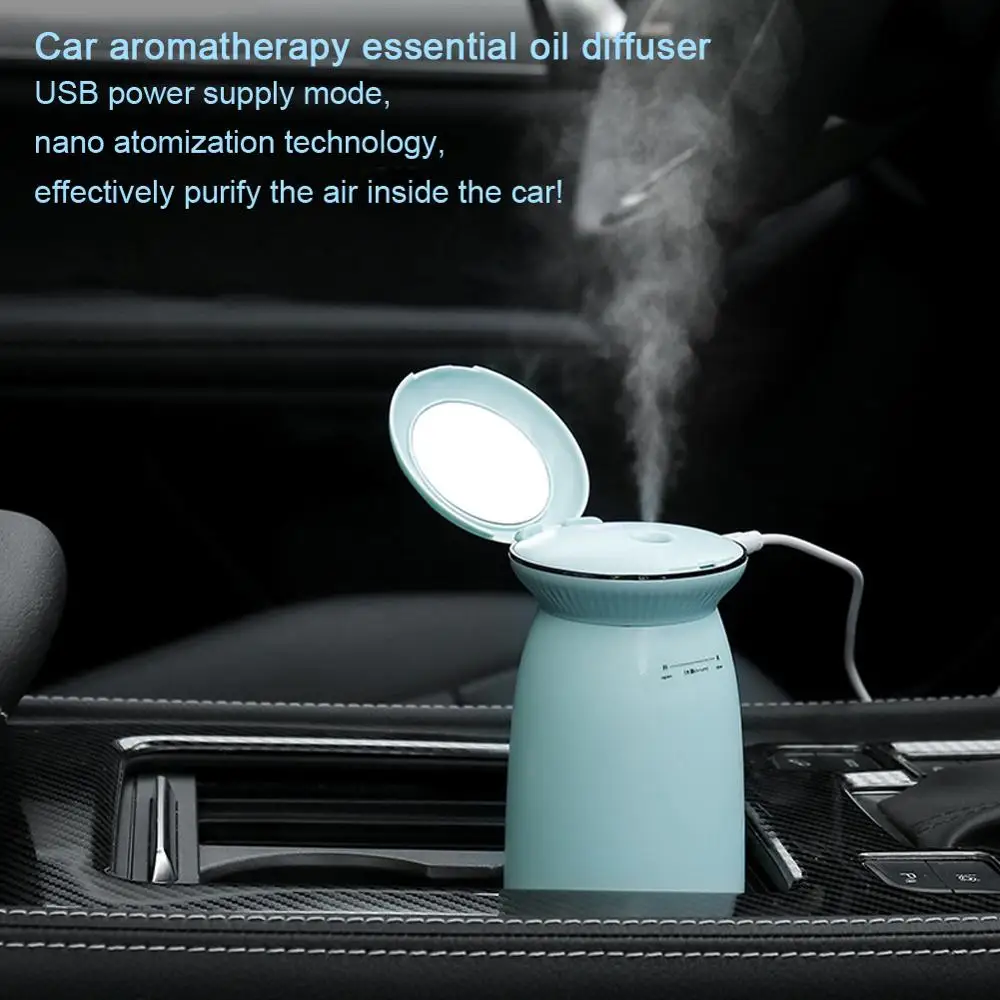 

Mini Portable Conch USB Air Humidifier Purifier Electric Aroma Essential Oil Diffuser For Car Aromatherapy Atomizer Safe Use