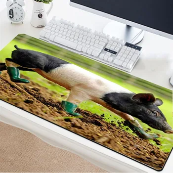 

Yuzuoan cute little pig animal pictures mouse pad home computer PC pet keyboard pad non-slip