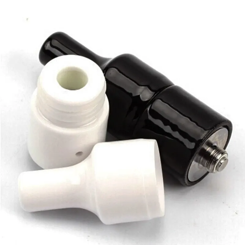 

New Arrival Ceramic Donut Rabbit Wax Dry Herb Atomizer Wickless Coil 20mm 510 Connector Hookah Vape Tank Fit Electronic Cigara