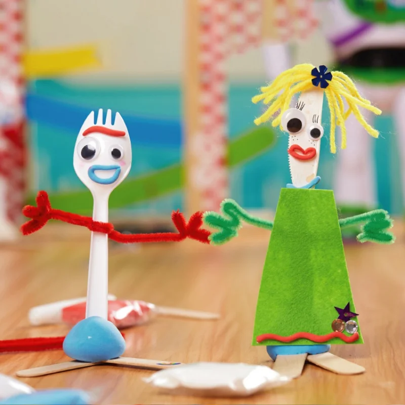 

Colorful DIY Kids Gift Toy Doll Craft Educational Toys For Forky Plush Forky Interactive Figure