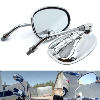 

Universal Motorcycle 10mm Oval Rear View Mirrors FOR Honda CB400 CB500F CB500X CB599 CB600/F CB650F CB1000 CBF125 CB600F CBR600F