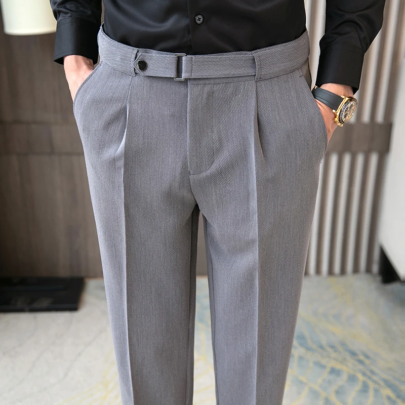 2021 Man Slim Suit Pants Casual 