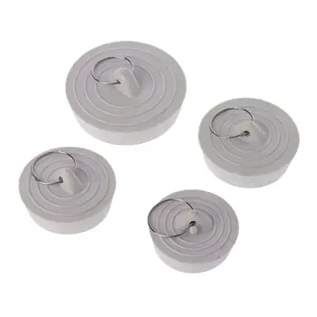 

Rubber Sink Drain Stopper Plug With Hanging Ring For Bathtub Kitchen Bathroom Q9QF