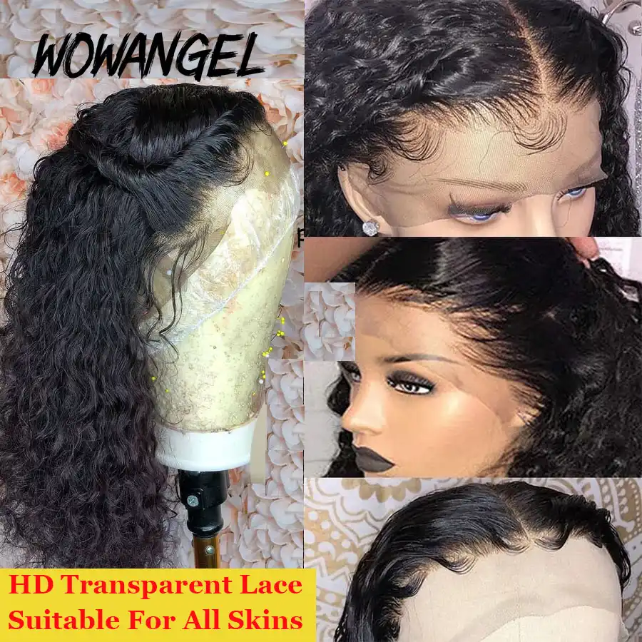 Korotkie Kudryavye Pariki Bob Dlya Chernyh Zhenshin Preprucked Chelovecheskie Volosy Parik Brazilskij Kudryavyj Bob 13 6 Prozrachnye Kruzhevnye Perednie Pariki Volos Aliexpress