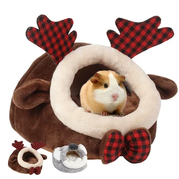 

Winter Warm Hamster Nest Hedgehog Yurt Bed Kennels Mouse Chicken Cotton House Small Animal Beds Cave Pet Supplies Mice Rat Nest