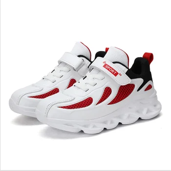 

Children's Classic Sneakers 2020 Autumn New Boys Leather Ventilation Casual Shoes Girls Non-Slip Fashion Running Shoes