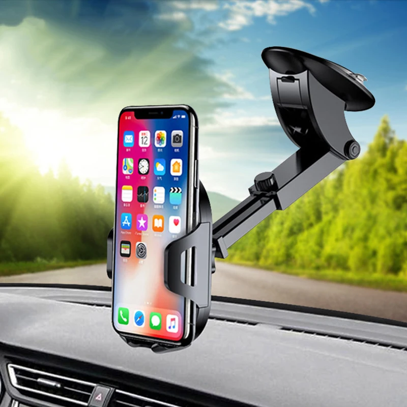 

Universal Smartphone Stand Car Cell Phone Holder Mobile Support Dashboard Windshield Mount Mobile Phone Braket