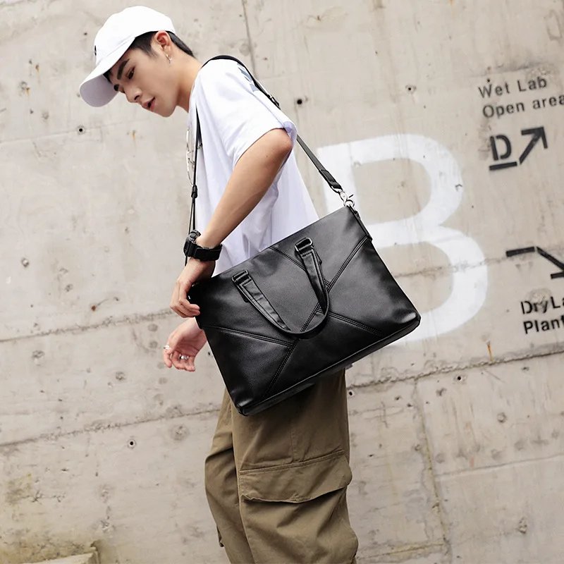 

Simple Men Handbag Briefcase Leisure Travel Computer File Bag Shoulder Bag Korean Tide Men Bag