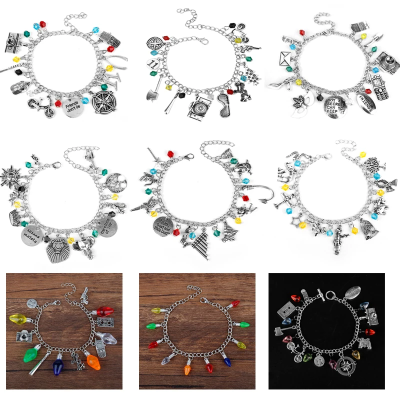 Очаровательный браслет странные вещи Рождественская елка Подвески для ламп ручная цепочка Le Petit Prince браслет лев королевские браслеты