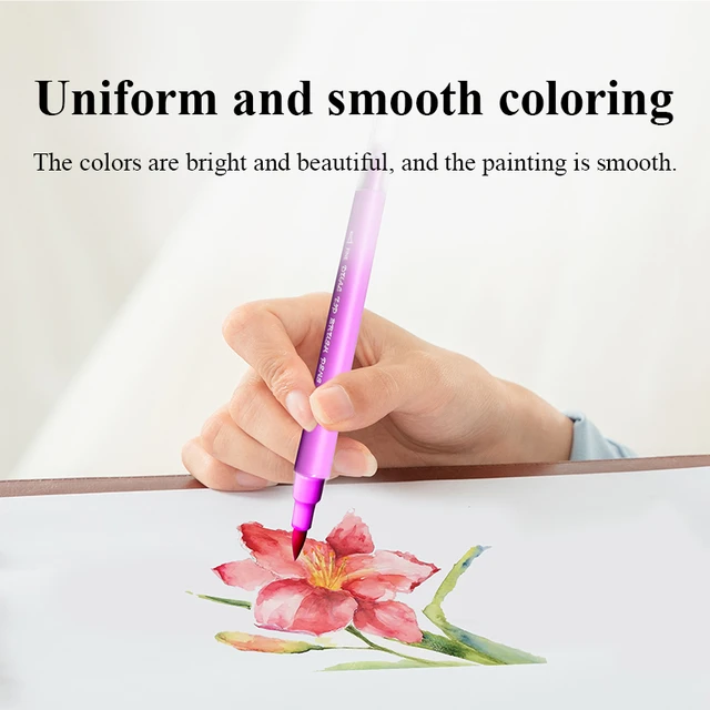 Coloring Markers Set for Adults Kids 36 Hook Line Pen Art Colored Markers  for Adult Coloring Books School Office - AliExpress