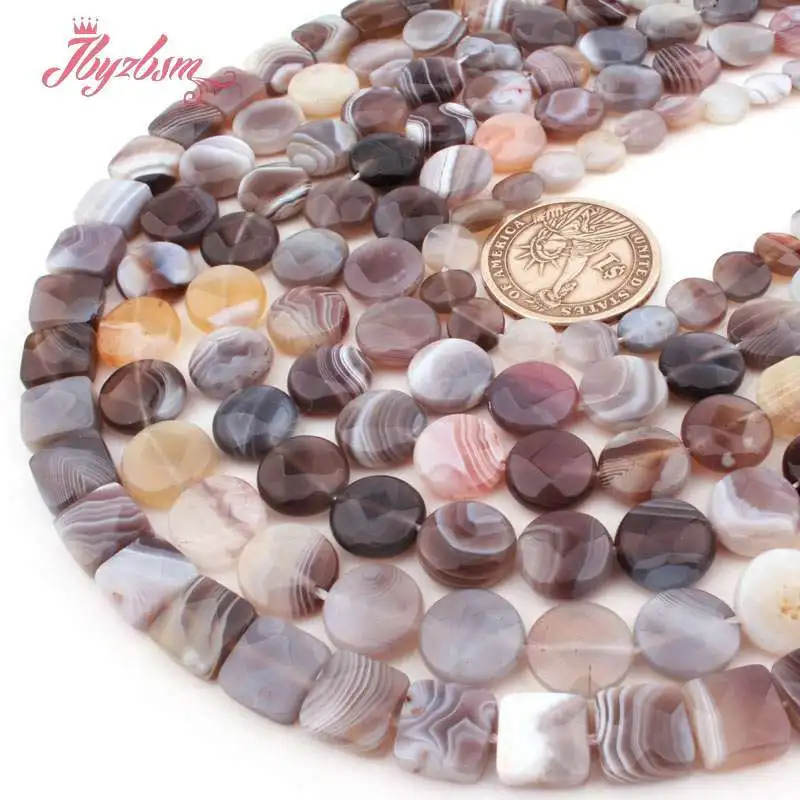 Cuentas De Ágata Botswana - 35 Piezas, 10 Mm, Con Hilo Elástico, Para Joyería DIY