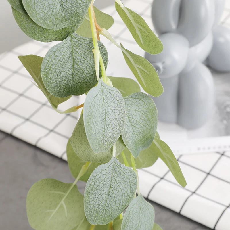 1.8m Artificial Plastic Leaf Garland Plants Vine Fake Foliage Flower Rattan Deco