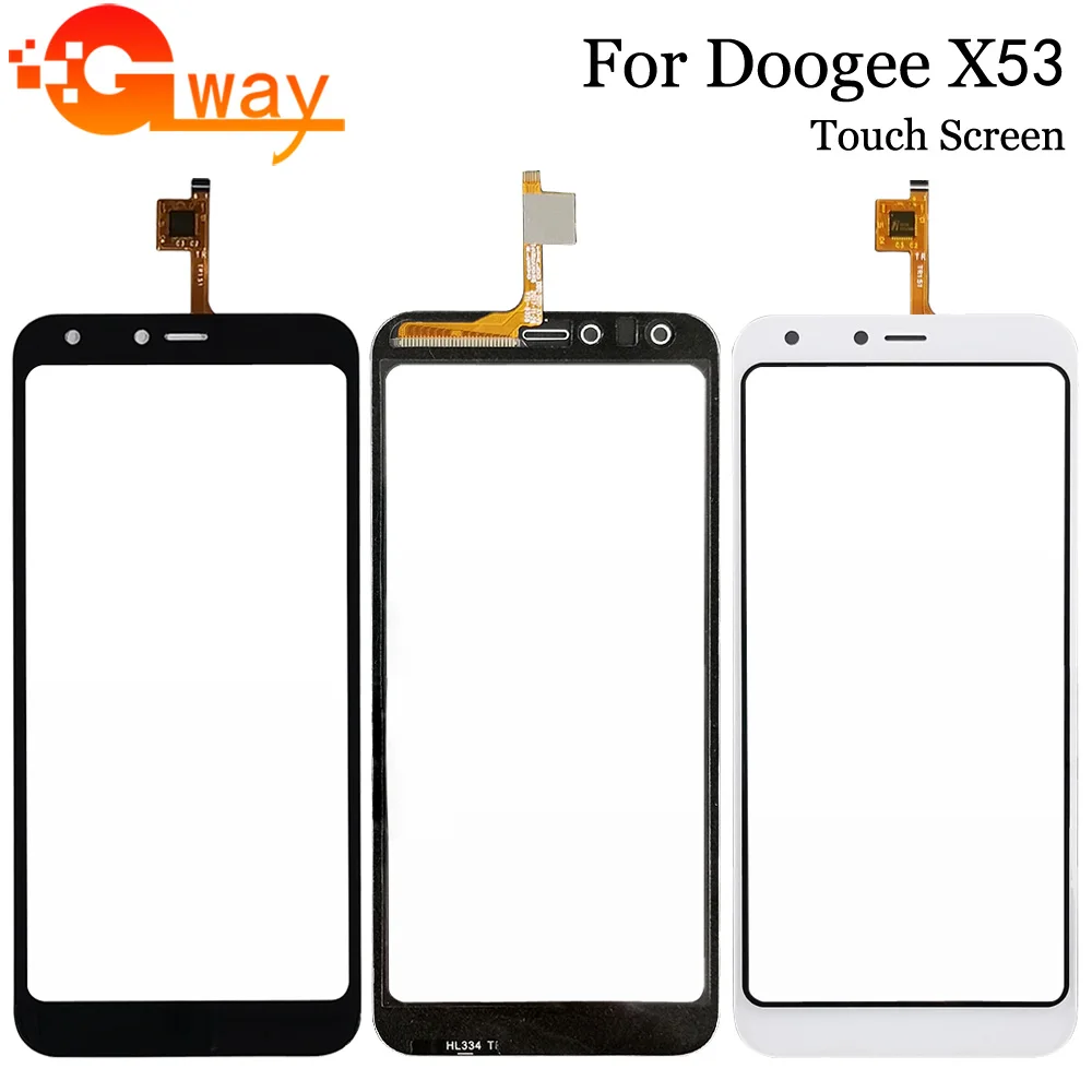 5," сенсорный экран Для Doogee X53 Сенсорная панель Сенсорный экран дигитайзер Панель переднее стекло сенсор+ Инструменты+ клей