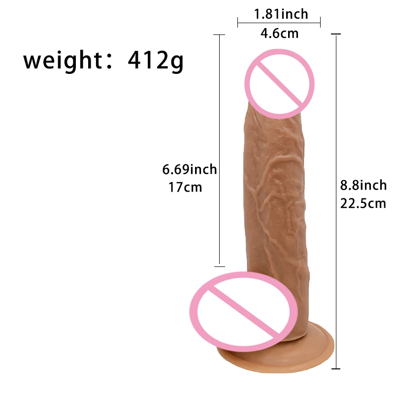 Sex toys Moonuo Female Masturbator Asia Four Generations healthy soft glue huge realistic dildo suction cup for women