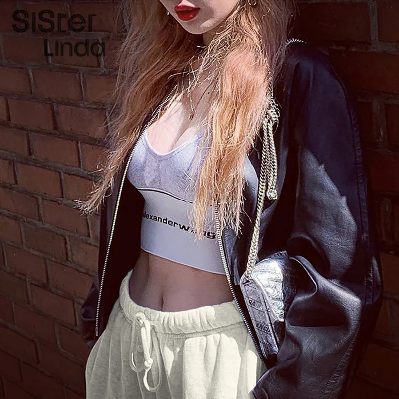 Sisterlinda, хлопковые женские брюки, эластичные, высокая талия, брюки-карго, женские, s, модные, на завязках, свободные, джоггеры, брюки, Mujer, брюки