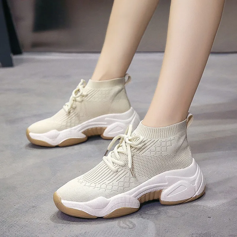 

2019 Summer Breathable Mesh Athletic Shoes Women's INS Super Fire Versatile Dad Shoes Light And Comfortable Running Shoes-188