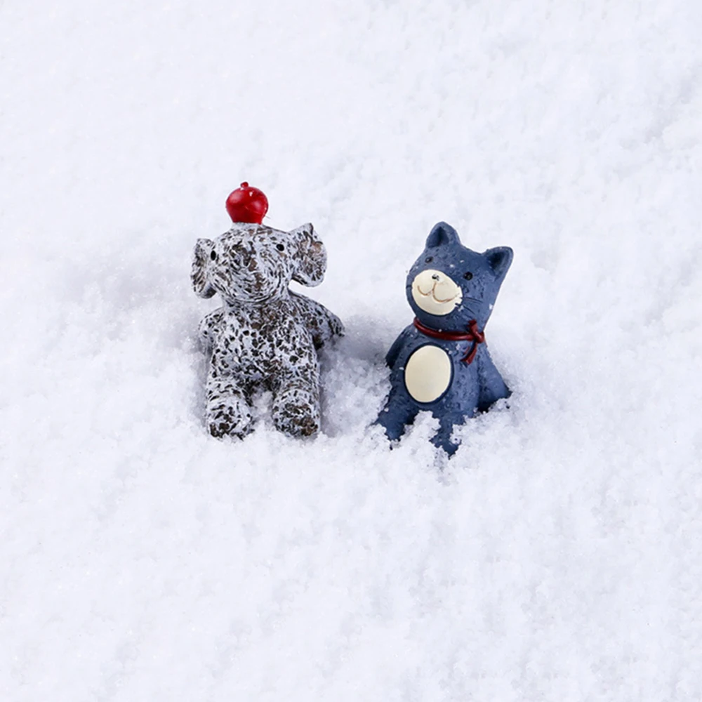 10 шт. Снежный хлопья супер абсорбент Декор поддельный волшебный мгновенный снег пушистый для Рождества Свадьба Белый снег украшения Прямая поставка